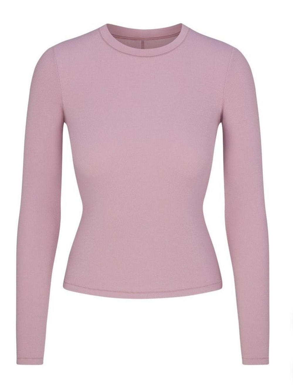 SKIMS Cotton Jersey Long Sleeve T-Shirt- Dusk